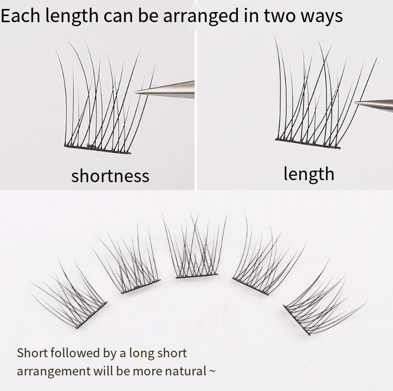 Lazy Fish Tail False Eyelashes Trilogy Natural Simulation Thick Single Cluster Lazy Series Deviruchi Eyelashes