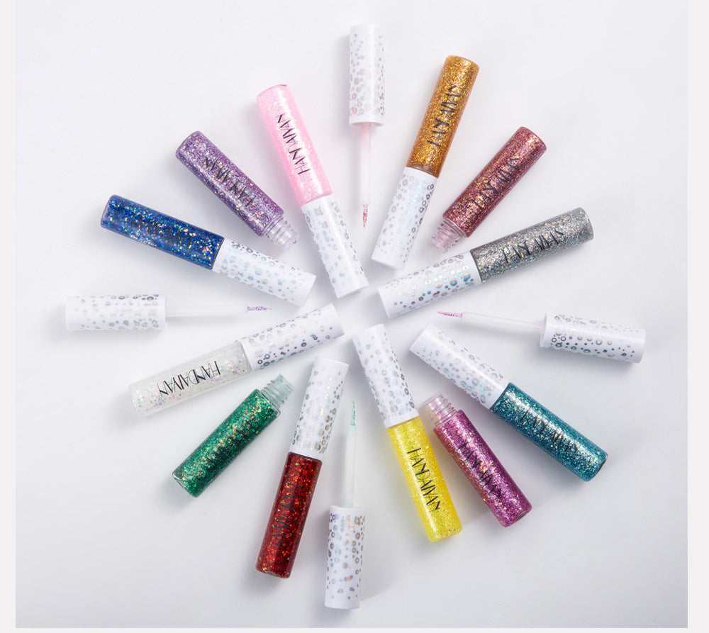 HANDAIYAN Symphony Eyeliner Eye Shadow Dream Shiny Eyeliner Jelly Bright Sequin Eyeliner Eye Shadow