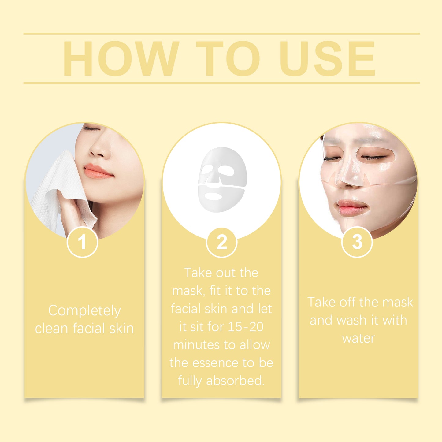 West&Month Collagen Moisturizing Mask (Bag) Nourishes And Hydrates The Facial Skin In One, Soothing And Moisturizing Way