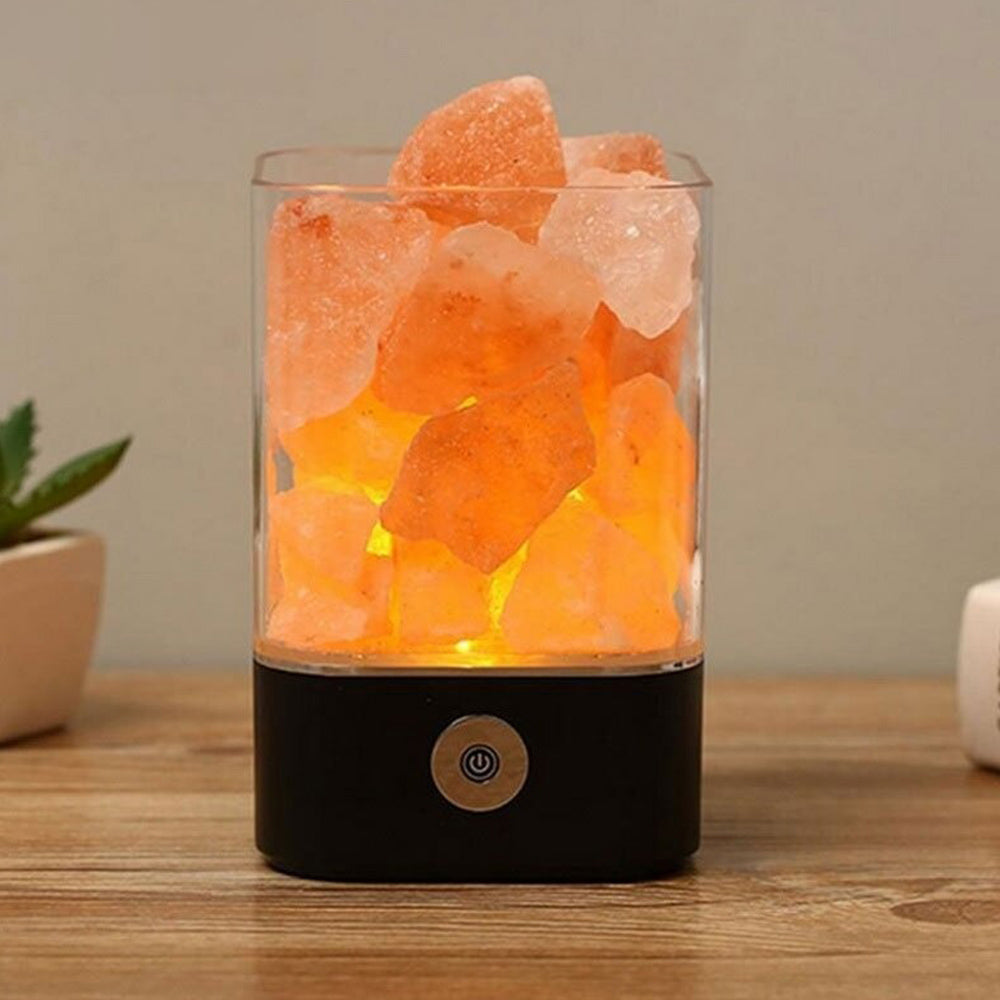 Ultrasonic Aromatherapy Himalayan Salt Lamp and Diffuser- USB Powered