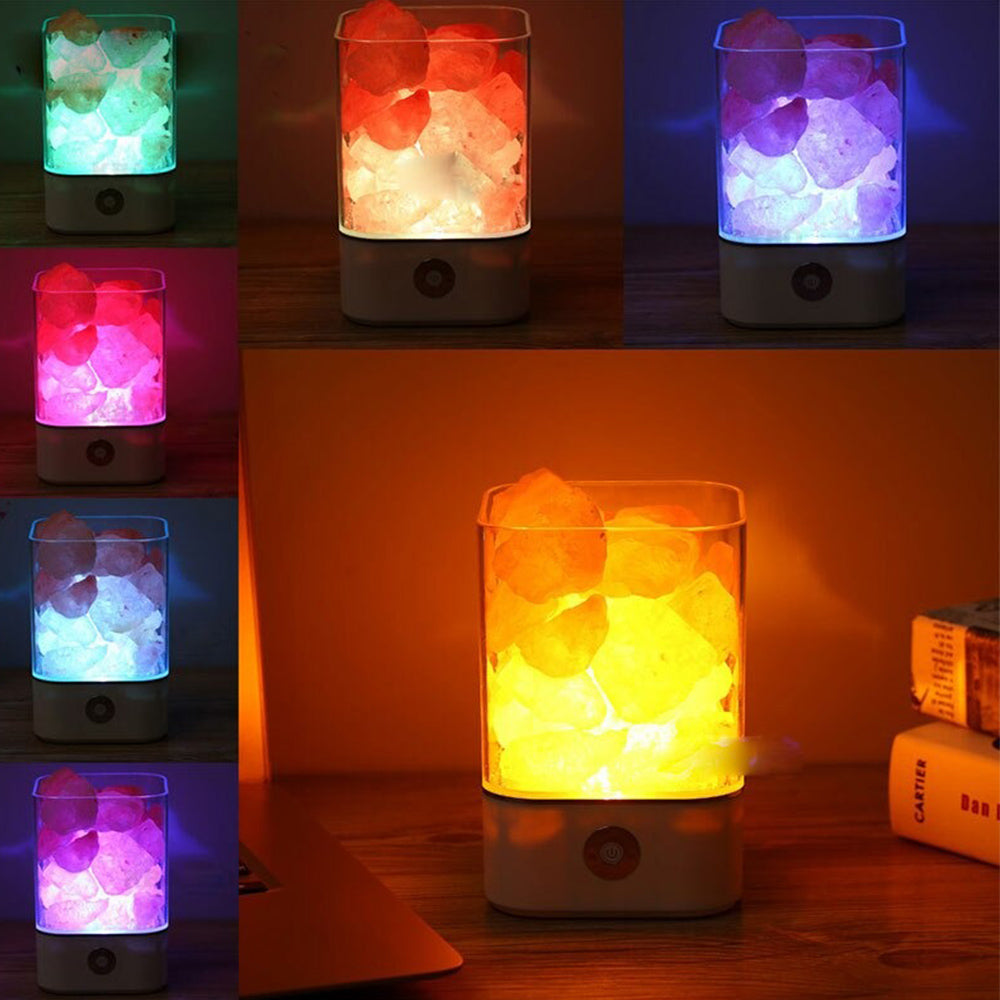 Ultrasonic Aromatherapy Himalayan Salt Lamp and Diffuser- USB Powered