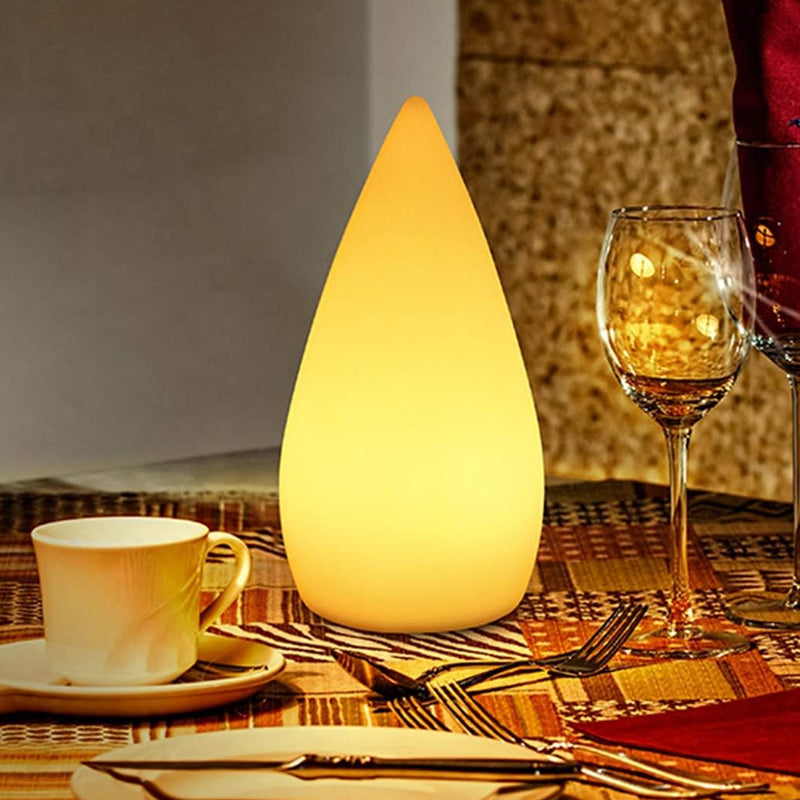 Oasis Water Drop Modern LED Colored Table Lamp USB Rechargeable