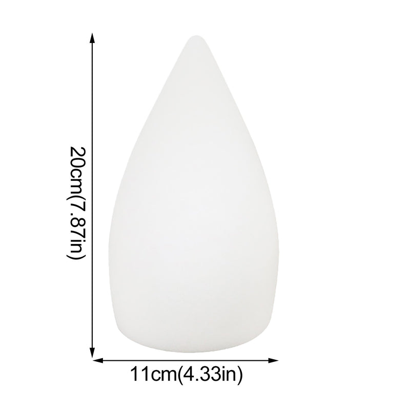 Oasis Water Drop Modern LED Colored Table Lamp USB Rechargeable