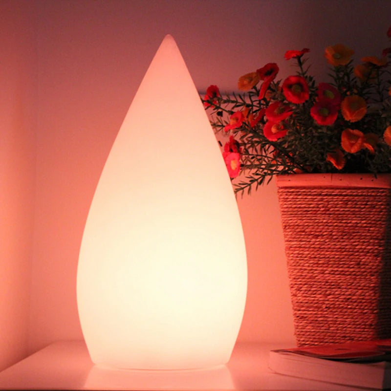 Oasis Water Drop Modern LED Colored Table Lamp USB Rechargeable