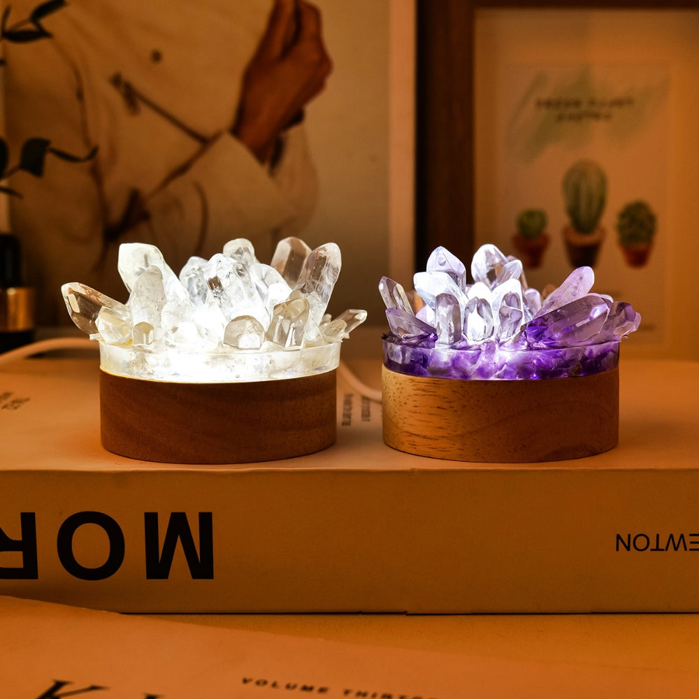 Natural Crystal Lamp Home Decoration Mineral Specimen Collection