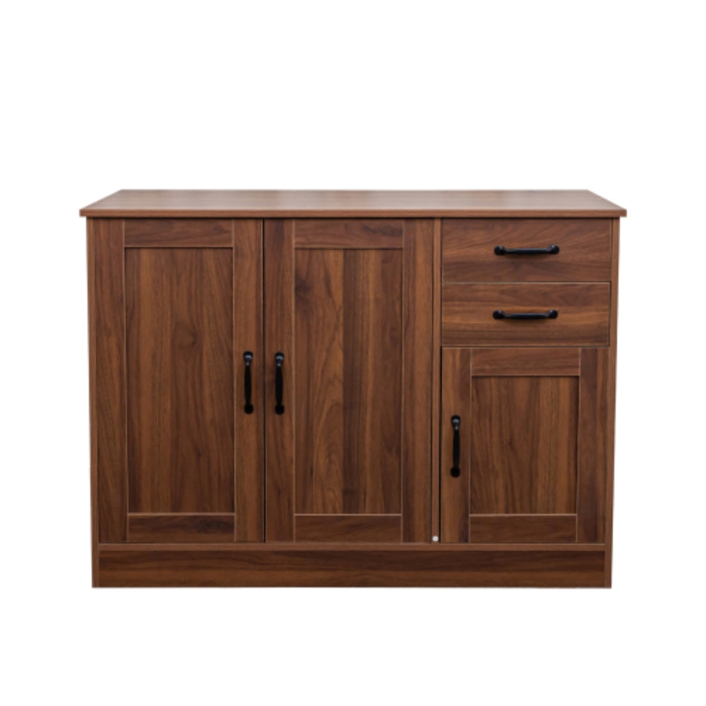 Stylish Wood Buffet Sideboard with 2 Doors 1 Storage and 2 Drawers