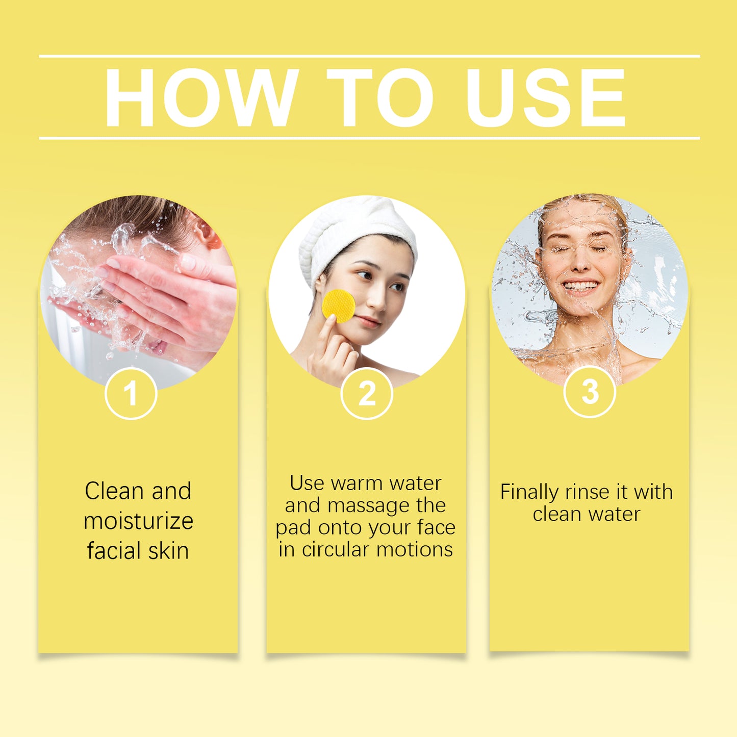 Jaysuing Kojic Acid And Turmeric Balanced Water-Oil Cleansing Pad, Gently Cleanses The Skin's Keratin Layer, Softly Purifies And Soothes The Skin Cleansing Pad