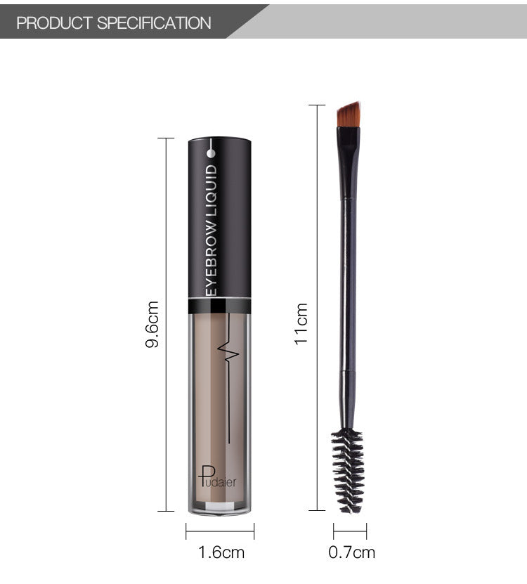 Pudaier 24Hour Waterproof Non-Fading Eyebrow Liquid Semi-Permanent Magic Eyebrow Cream