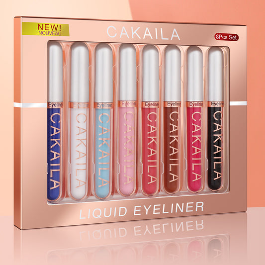 CAKAILA  8 color Matte Glitter Eyeliner Set