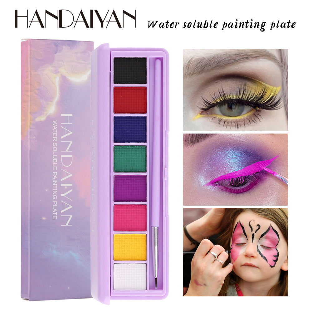 HANDAIYAN Water Soluble Body Paint Eyeliner Eyeshadow Ultraviolet Glow Paint Face Body Pigment
