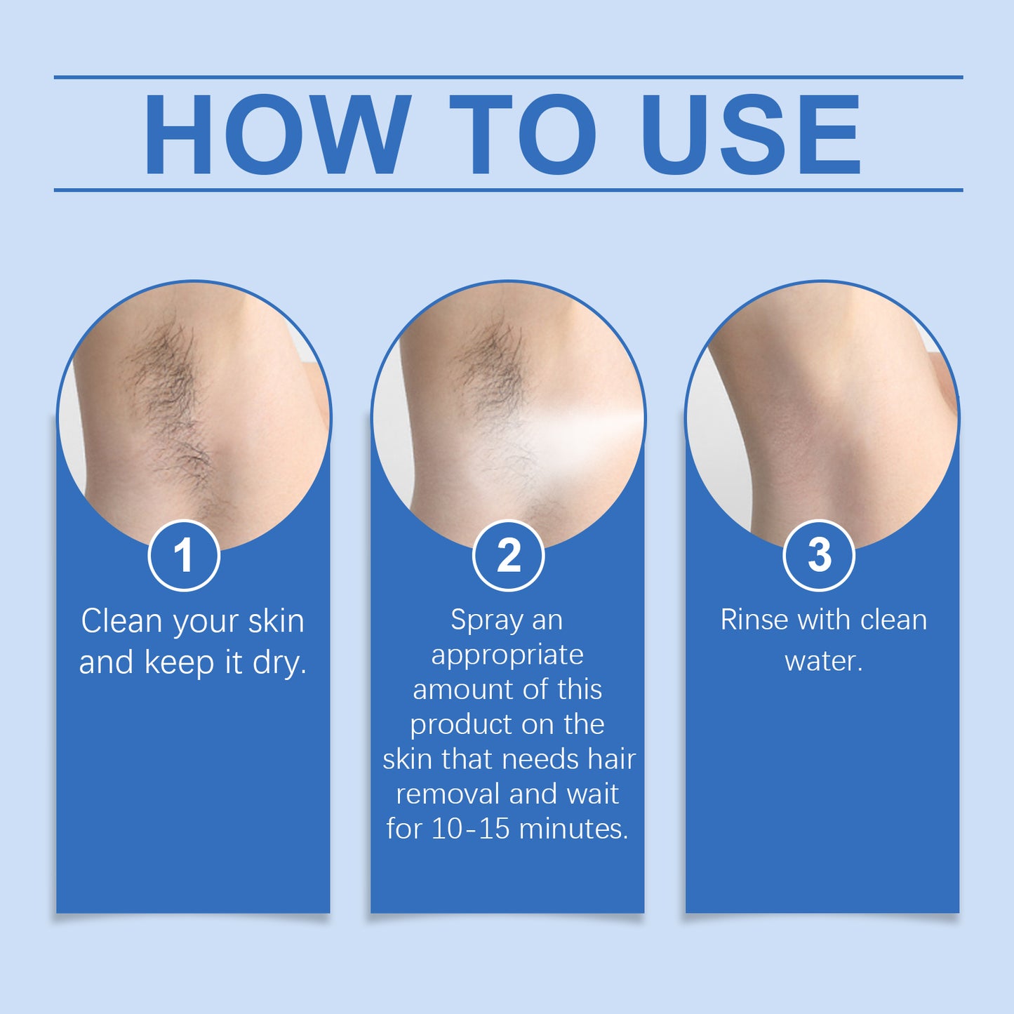 OceAura Mousse Hair Removal Spray