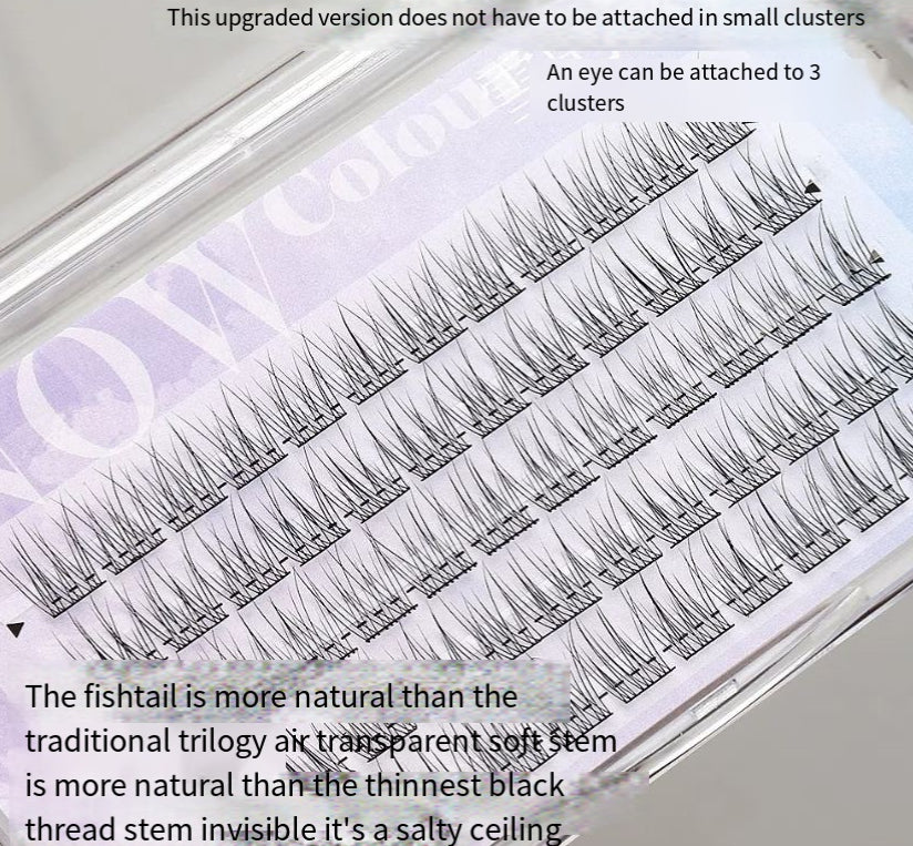 Lazy Fish Tail False Eyelashes Trilogy Natural Simulation Thick Single Cluster Lazy Series Deviruchi Eyelashes