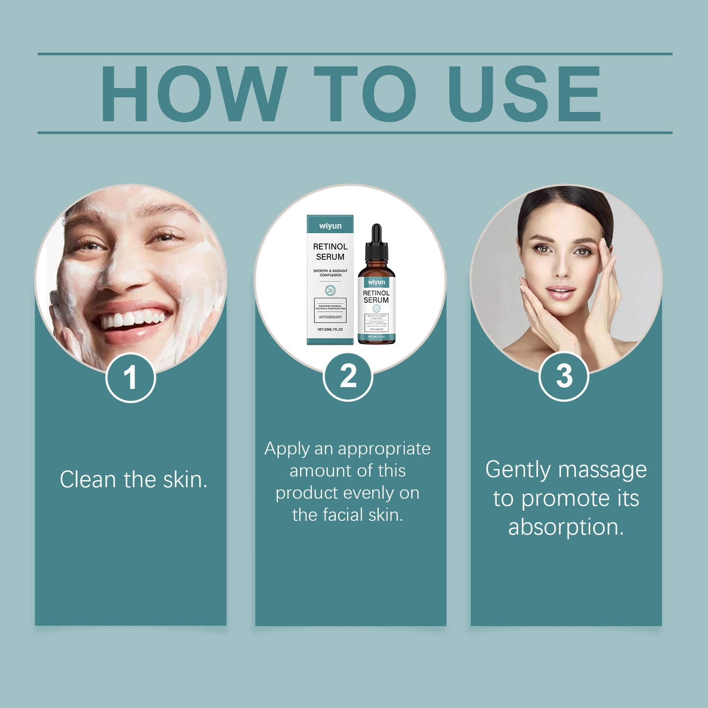 Wiyun Retinol Essence Gently Hydrates Skin, Improves Dry Skin And Nourishes Facial Skin