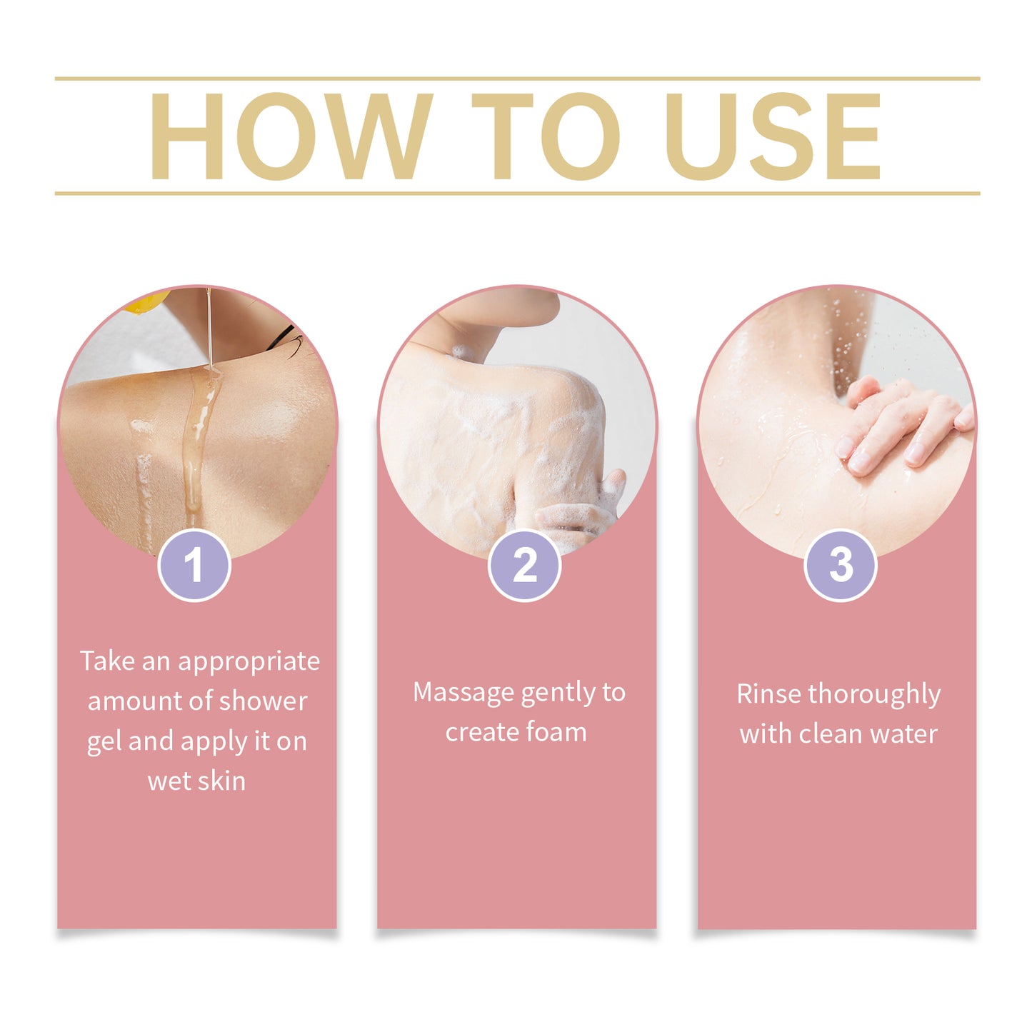 Fragrant Shower Gel (Lavender Scent) Moisturize And Moisturize Skin To Improve Dry Women's Body Wash