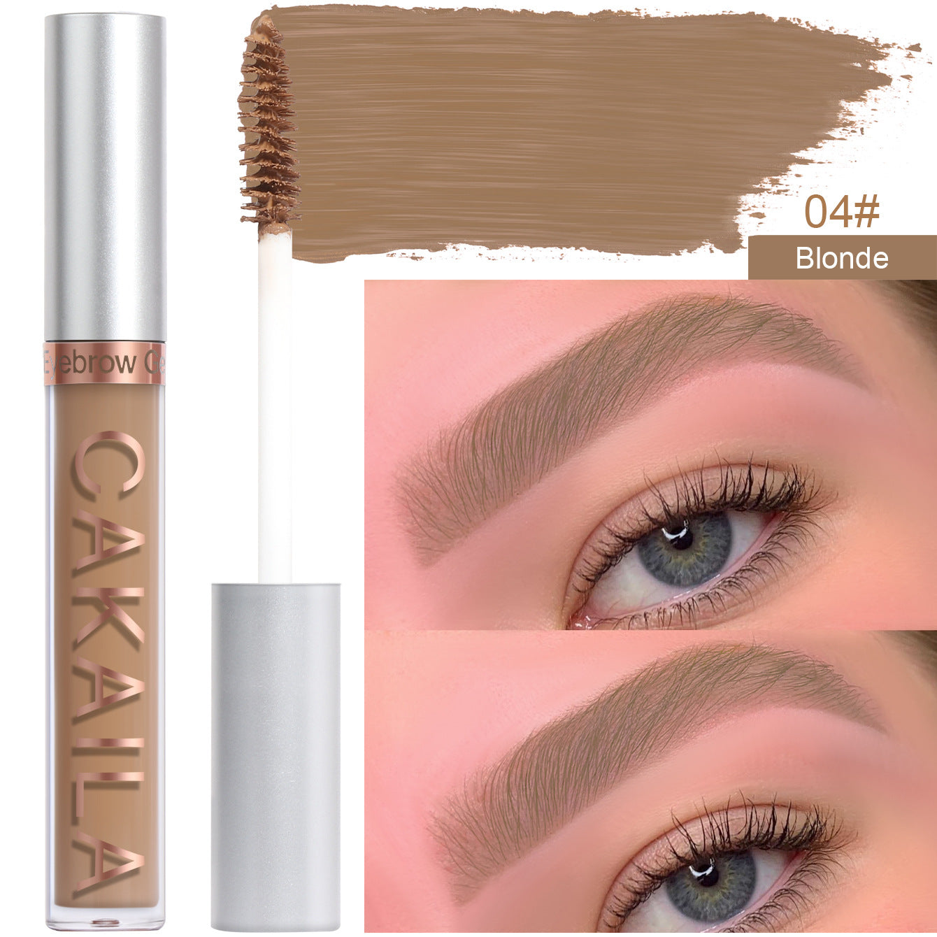 CAKAILA Eyebrow dye matte non-smudge dyeing makeup eyebrow shaping eyebrow dye mascara set