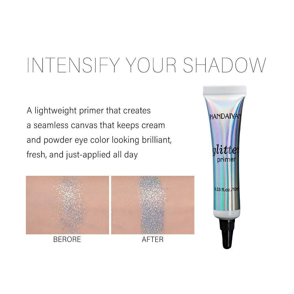 HANDAIYAN Sequin Primer Eyeshadow Makeup Primer Lips Eyes Face Multi Purpose Primer