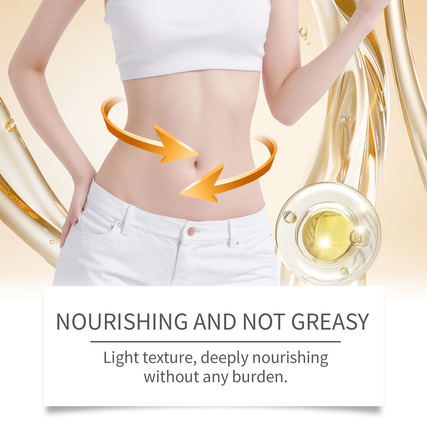 EELHOE Abdominal Essence Lotion Gently Nourishes The Skin, Making It Smooth And Hydrating. Carry It With You And Massage Your Body