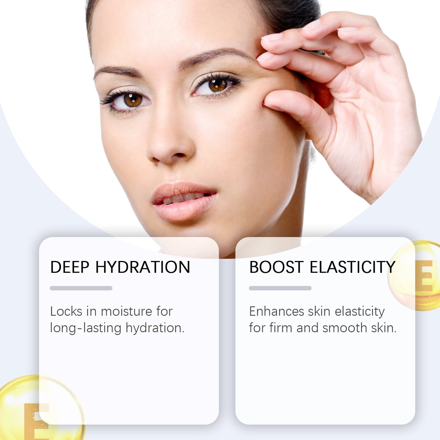 OUHOE Copper Peptide Repair Serum Hydrates, Hydrates, Firming And Firming Facial Skin With Blue Copper Peptide Serum