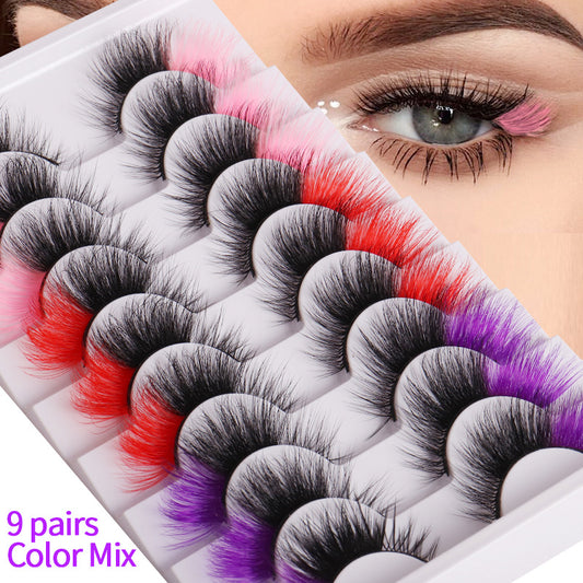 Colorful False Eyelashes