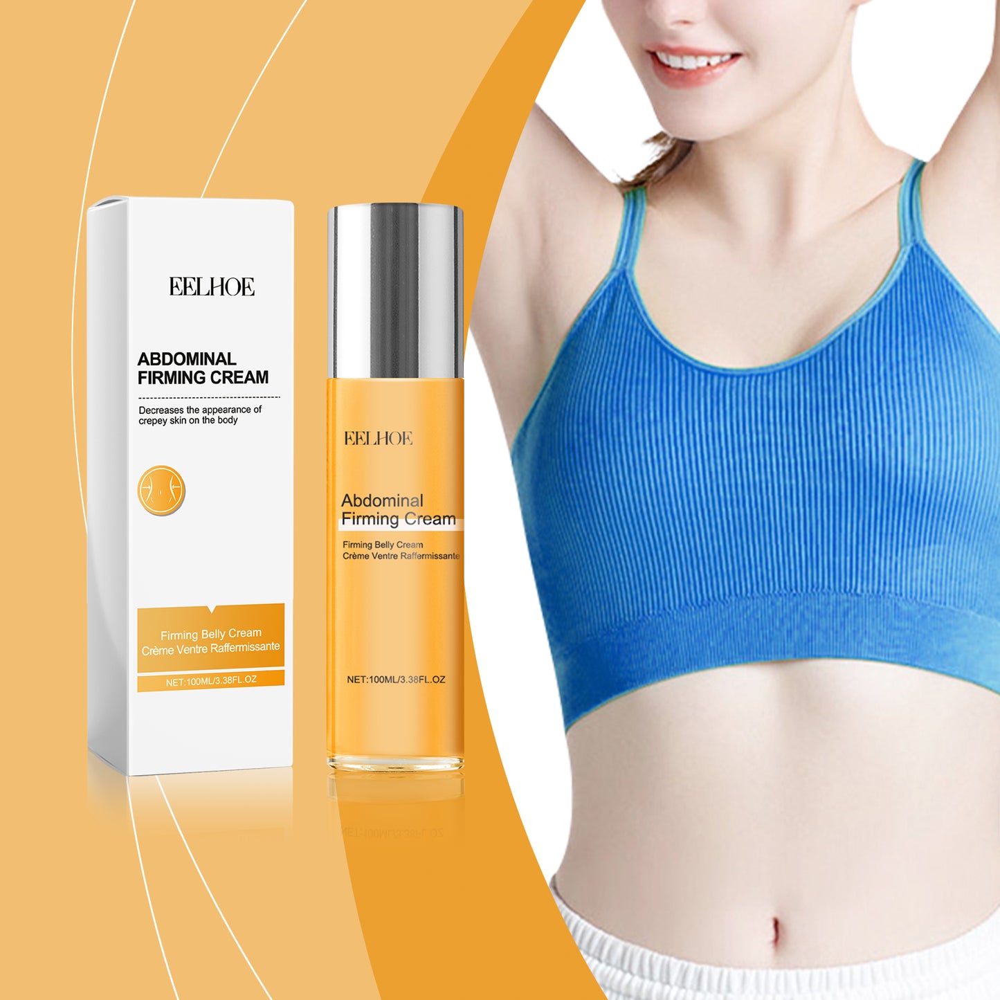 EELHOE Abdominal Essence Lotion Gently Nourishes The Skin, Making It Smooth And Hydrating. Carry It With You And Massage Your Body
