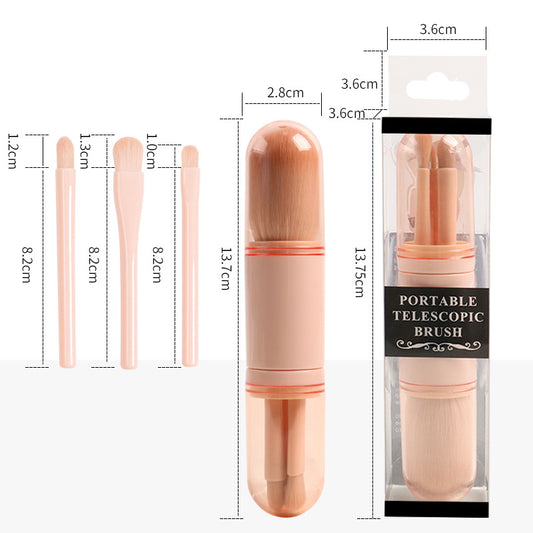 4 In 1 Telescopic Makeup Brush