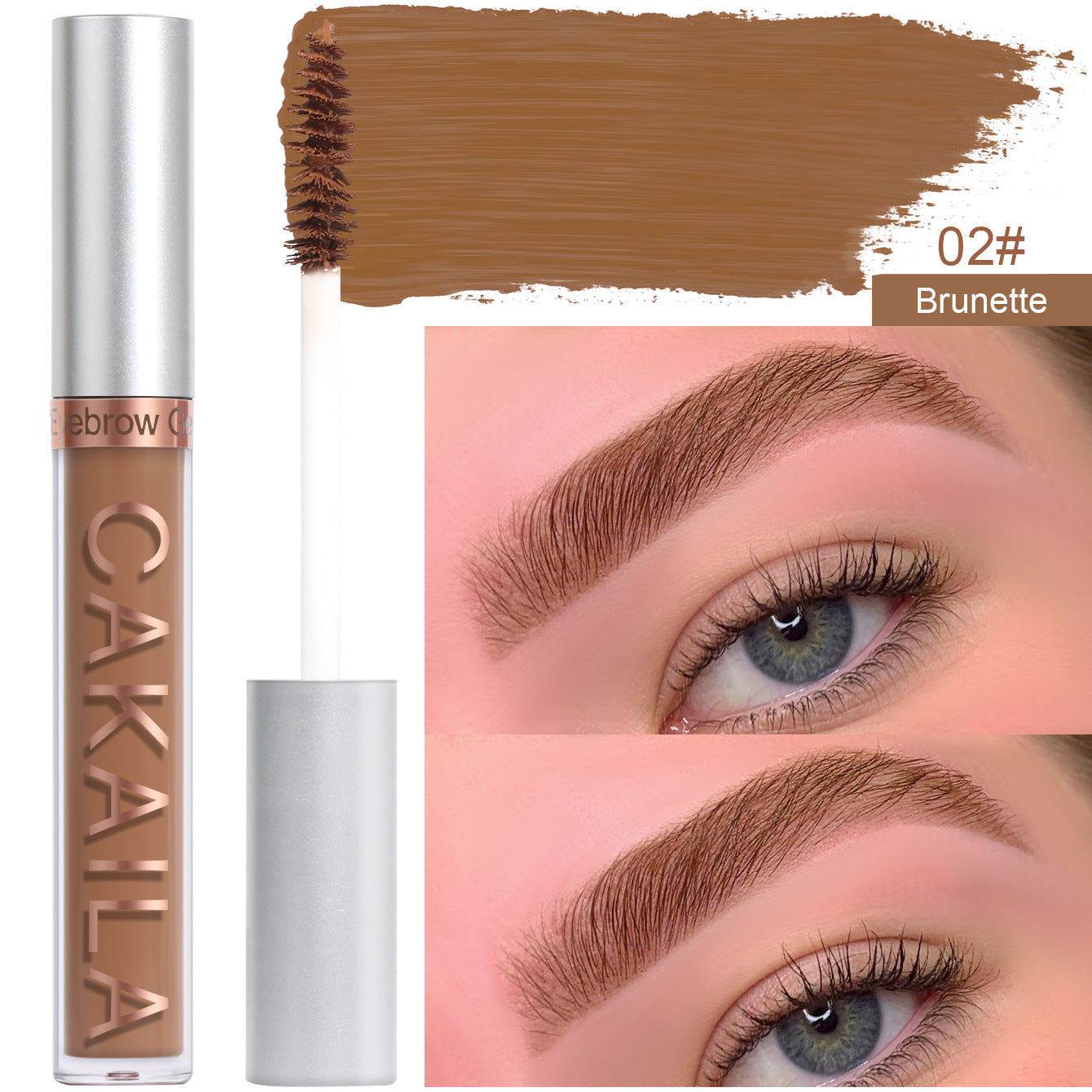 CAKAILA Eyebrow dye matte non-smudge dyeing makeup eyebrow shaping eyebrow dye mascara set