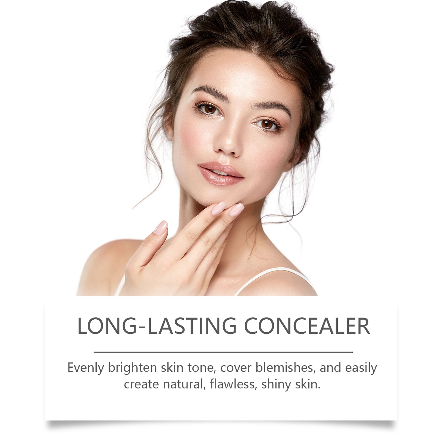 Jaysuing Warm Change Liquid Foundation, Moisturizing Natural Concealer Long Lasting Moisture Without Dehydrating Makeup Bright Warm Change Liquid Foundation