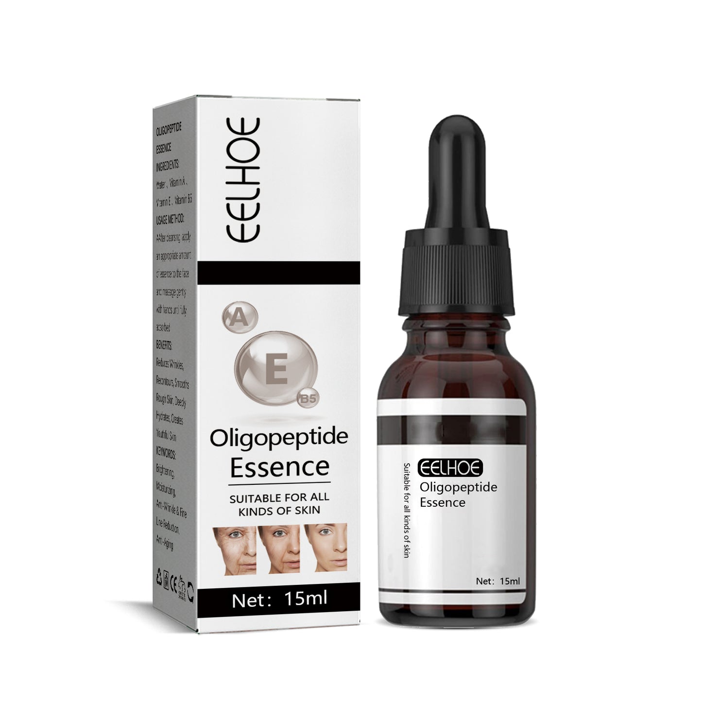 EELHOE Oligopeptide Face Essence Deeply Hydrates, Moisturizes And Tightens Facial Skin Daily Care Essence
