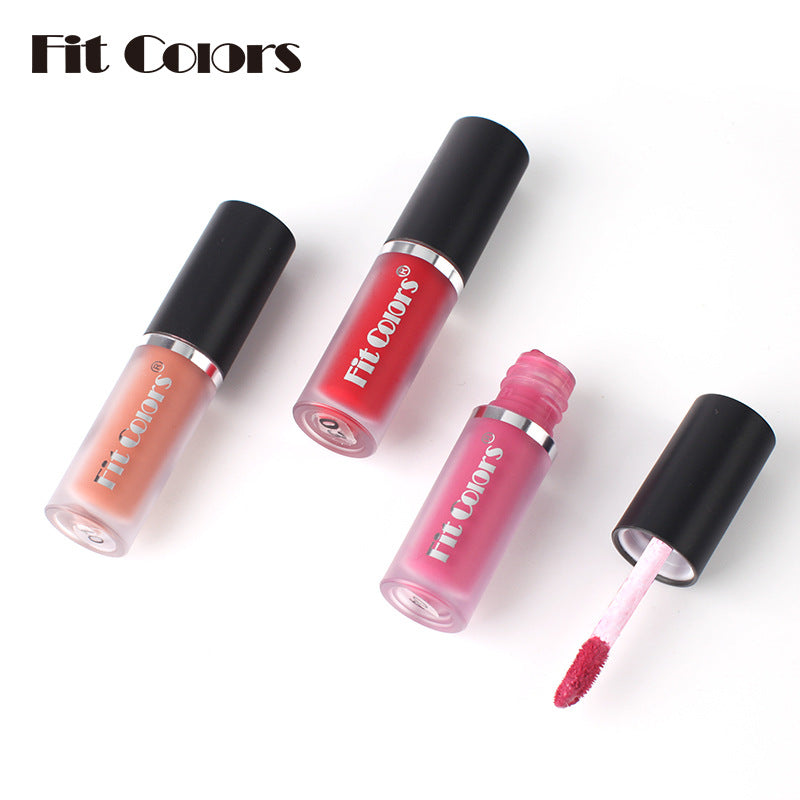 5 Color Matte Non-Stick Cup Lip Gloss Set