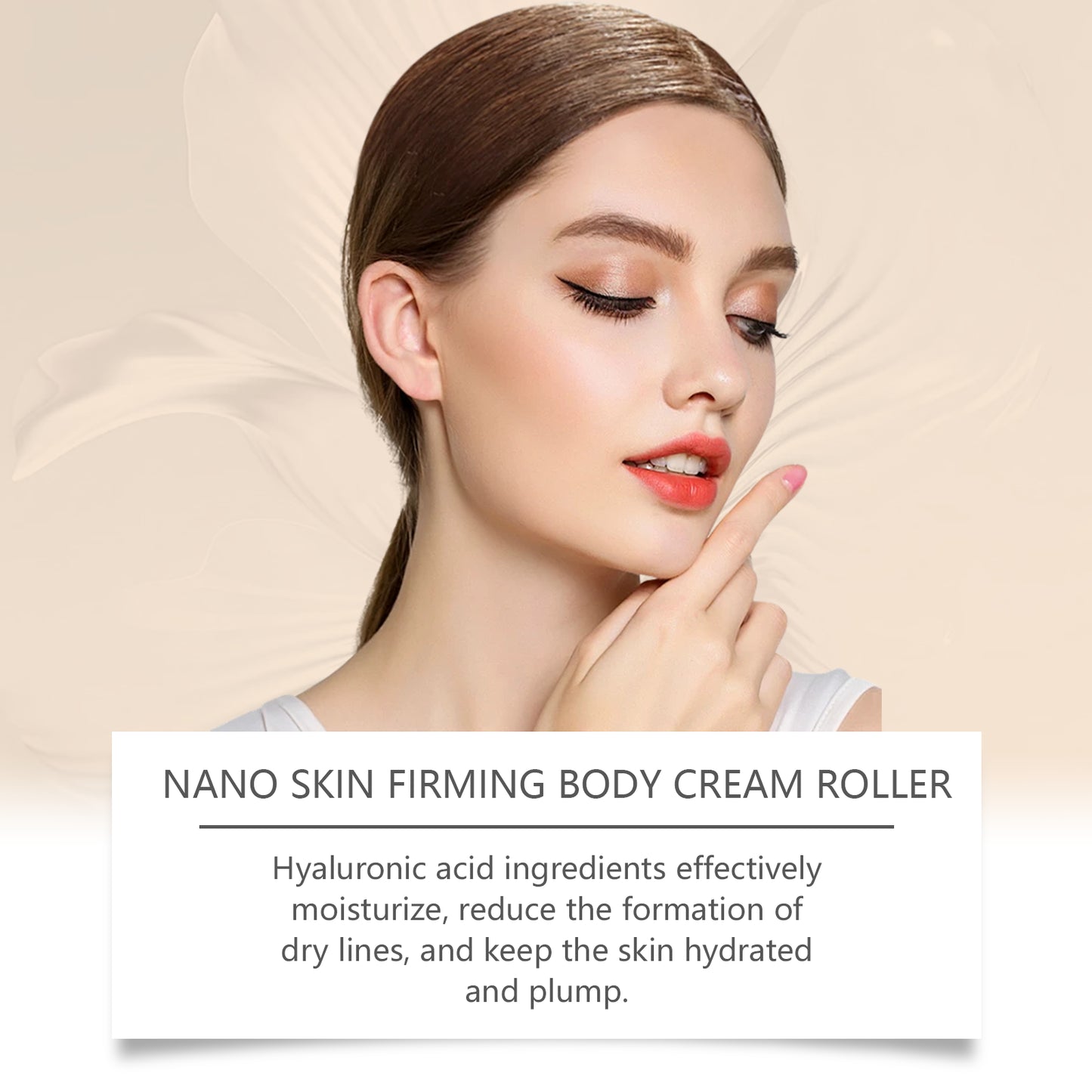EELHOE Body Cream Roller Hydrating Refreshing Silky, Non-Greasy Gentle Moisturizer For Skin