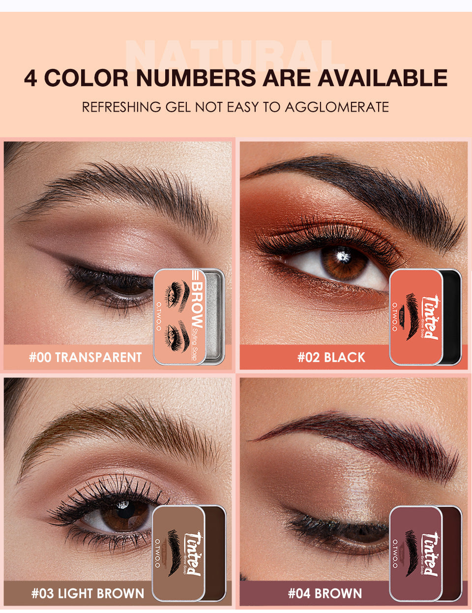 O.TWO.O Eyebrow Soap Wax