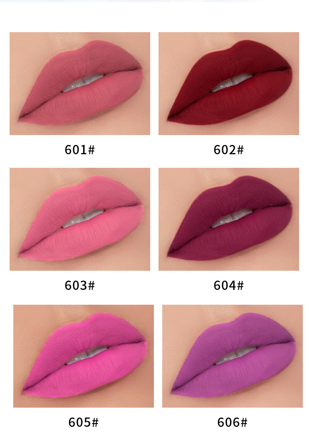 Qibest 34 Colors Matte Non-Stick Cup Does Not Fade Lip Gloss Matte Liquid Lipstick Makeup