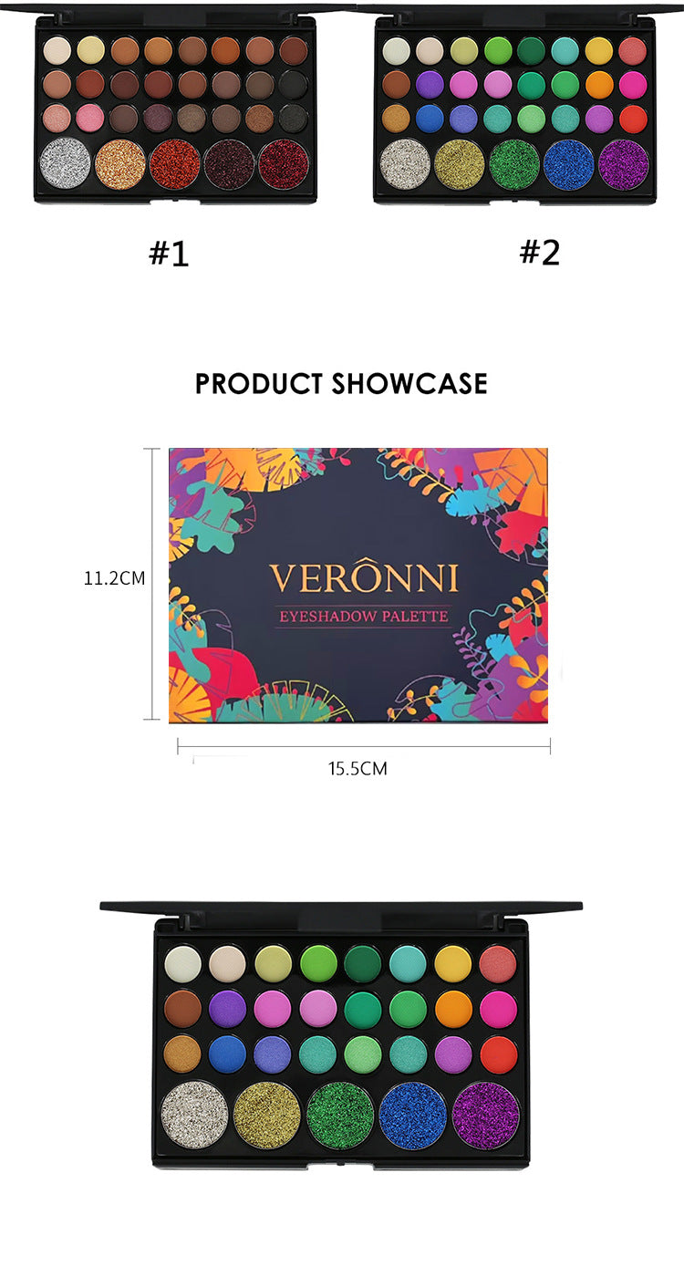 VERONNI 29-color eyeshadow palette