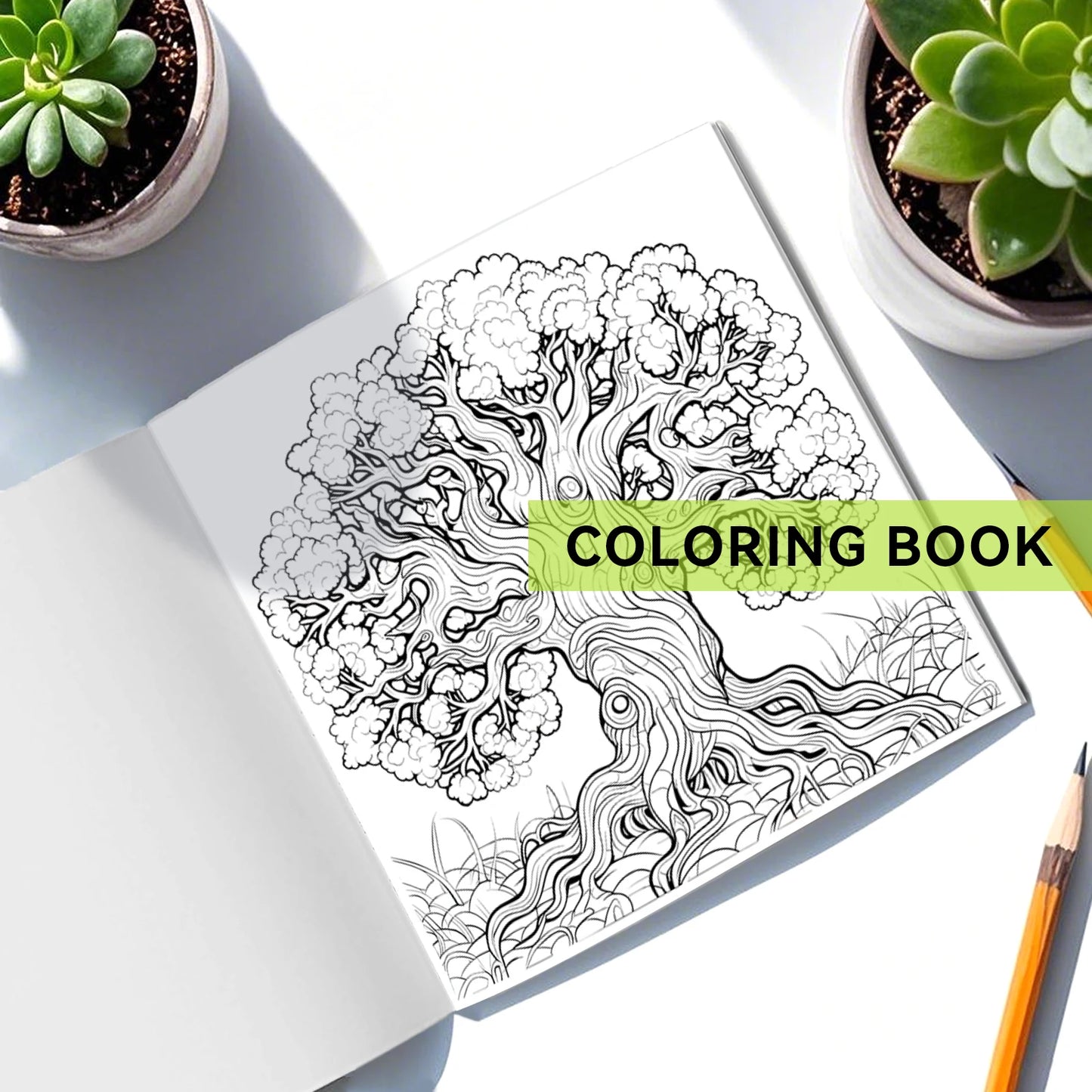 Magical Tree Coloring Book