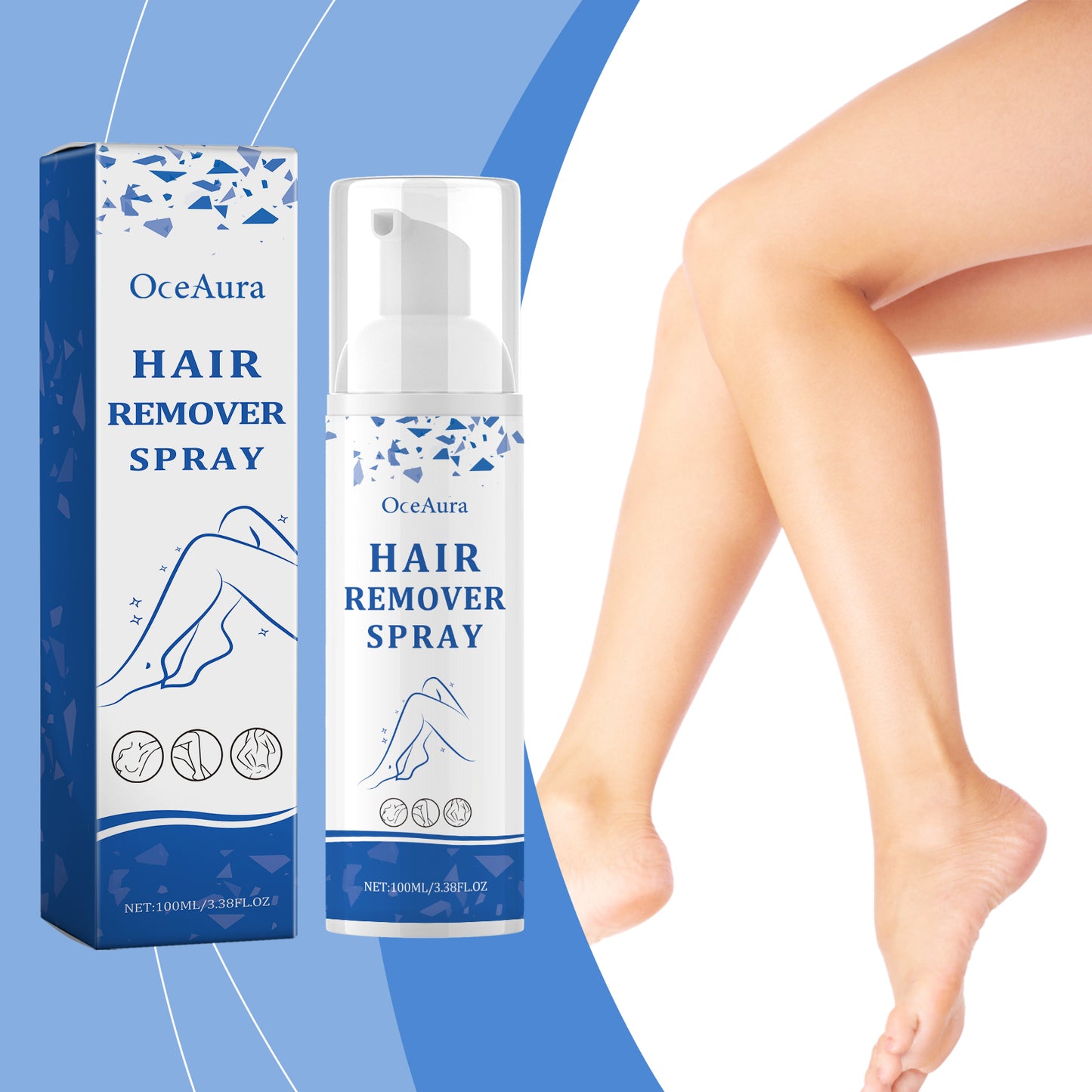 OceAura Mousse Hair Removal Spray