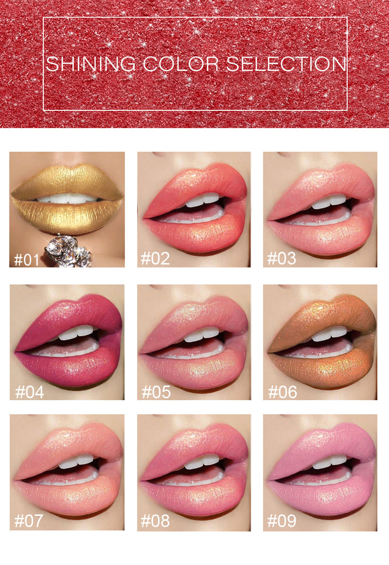 HANDAIYAN Shiny Metallic Lipstick