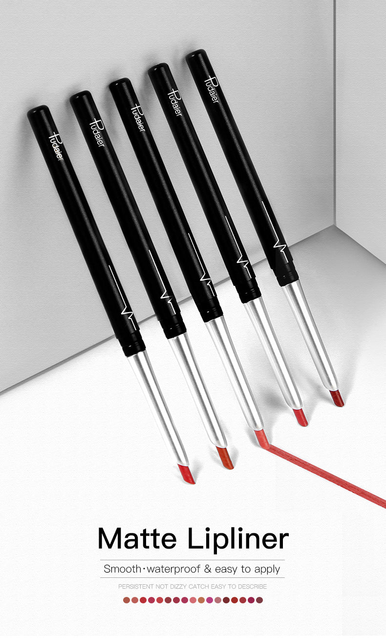Pudaier Stereo Matte 17 Color Lip Liner