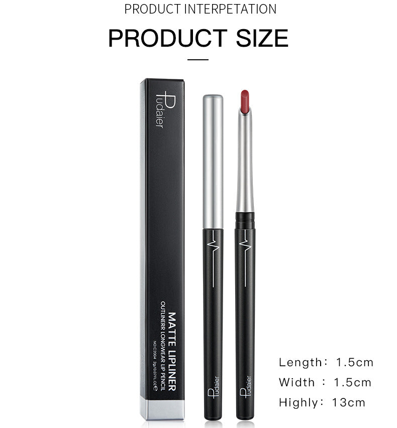 Pudaier Stereo Matte 17 Color Lip Liner