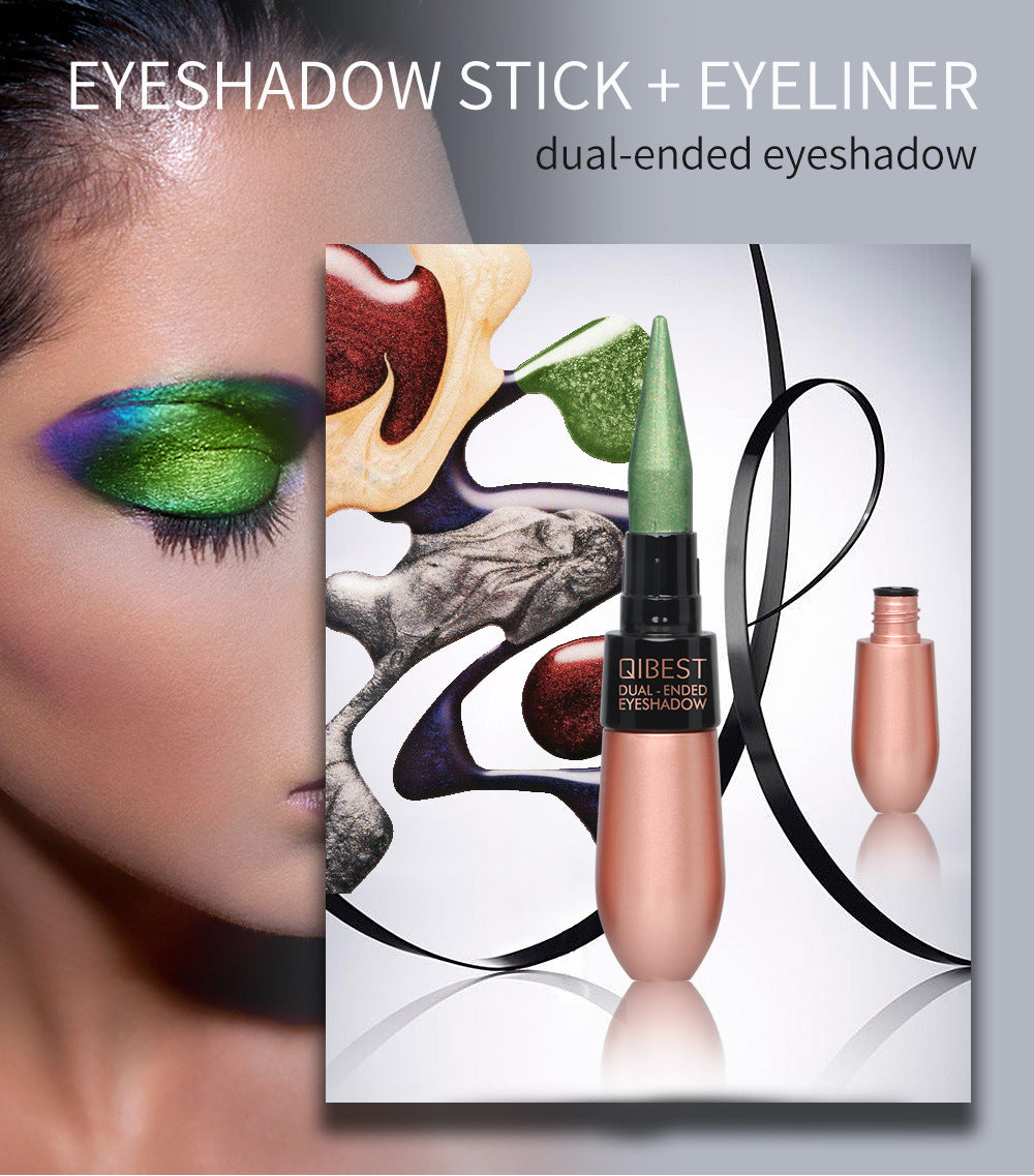 QIBEST Charm Dual-Purpose Eyeliner Pen with Eyeshadow