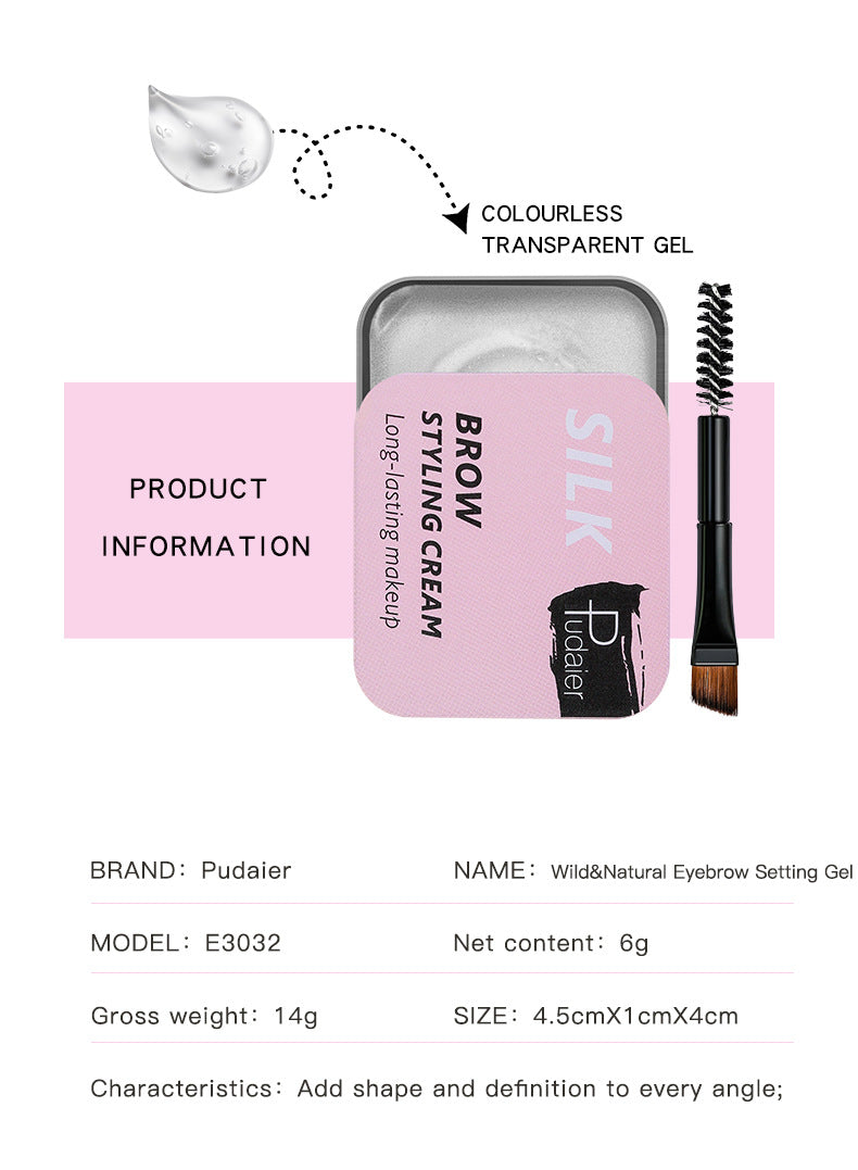 Pudaier Natural Wild Brow Styling Soap