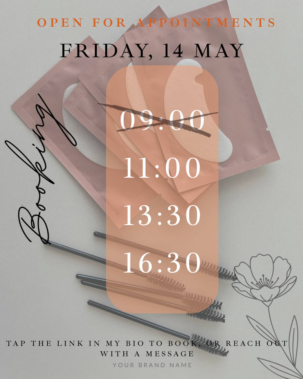 Lash Extention IG Template ENG