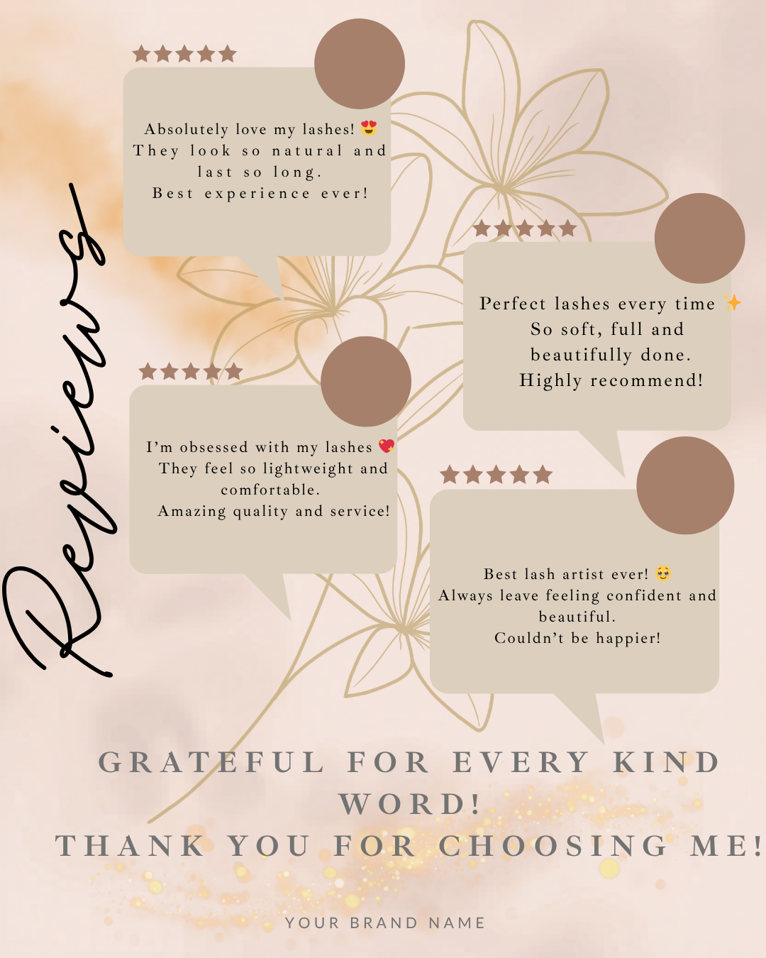 Lash Extention IG Template ENG