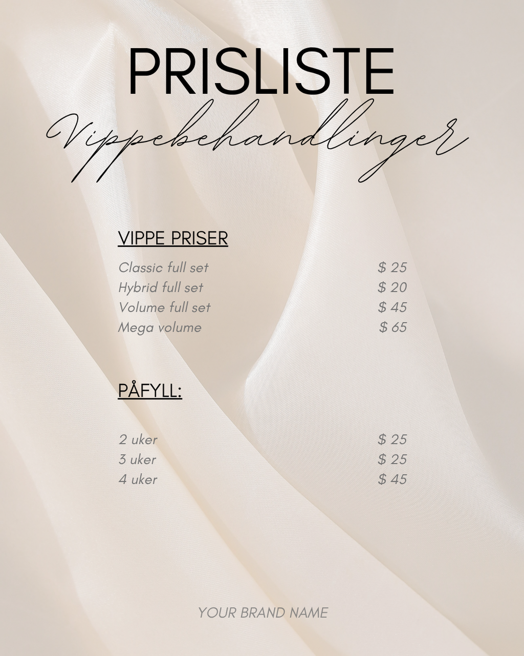 Instagram Content Planner for Lash Artists (30 Days + Templates & Hooks) NORWEGIAN