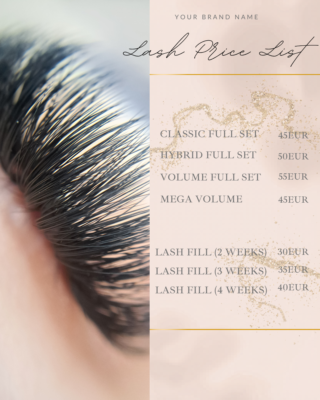 Lash Extention IG Template ENG