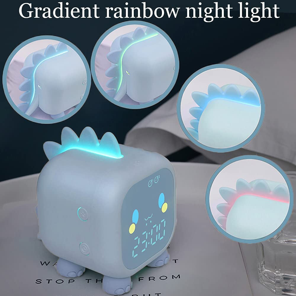 Sleep Training Digital Kid’s Dinosaur USB Rechargeable Alarm Clock