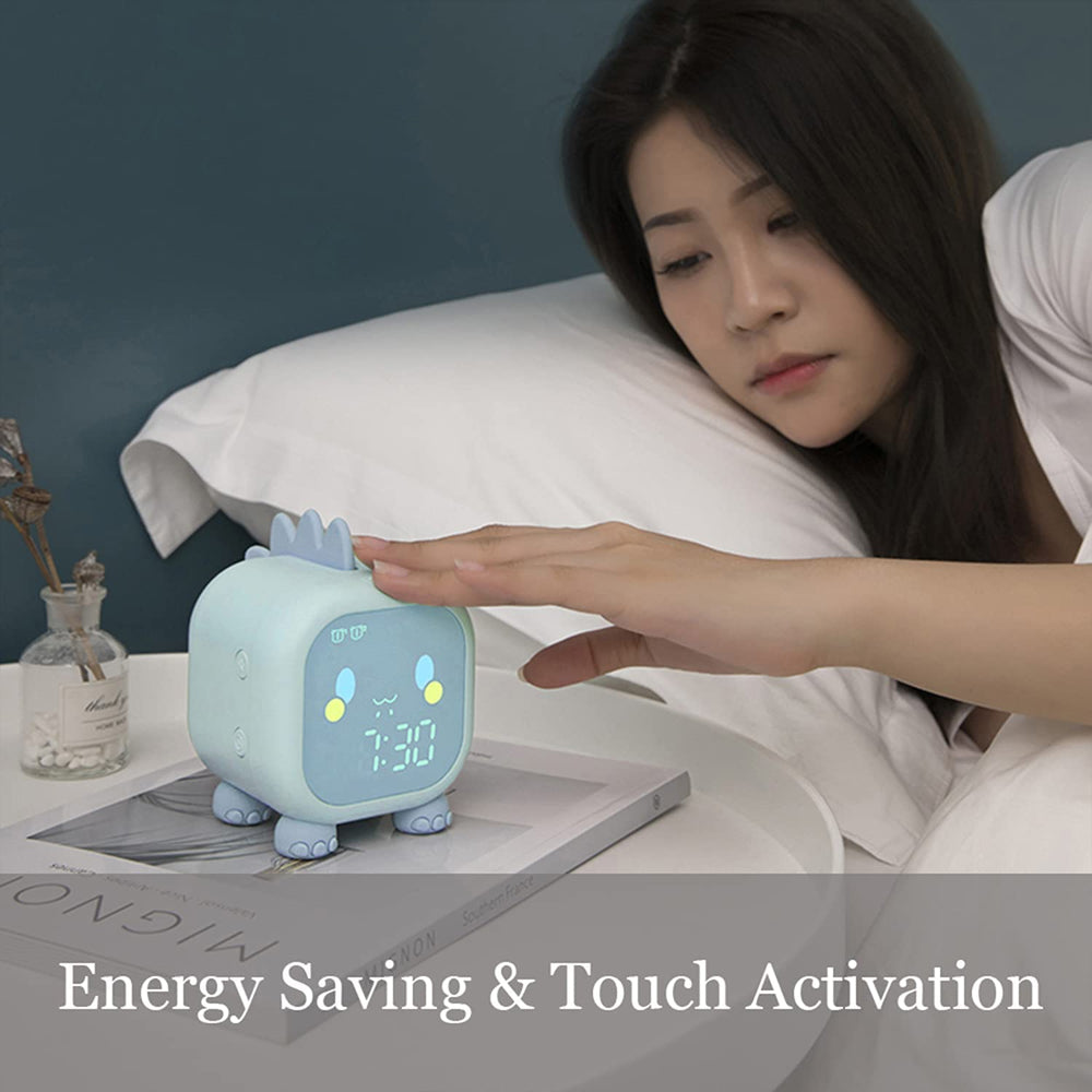 Sleep Training Digital Kid’s Dinosaur USB Rechargeable Alarm Clock