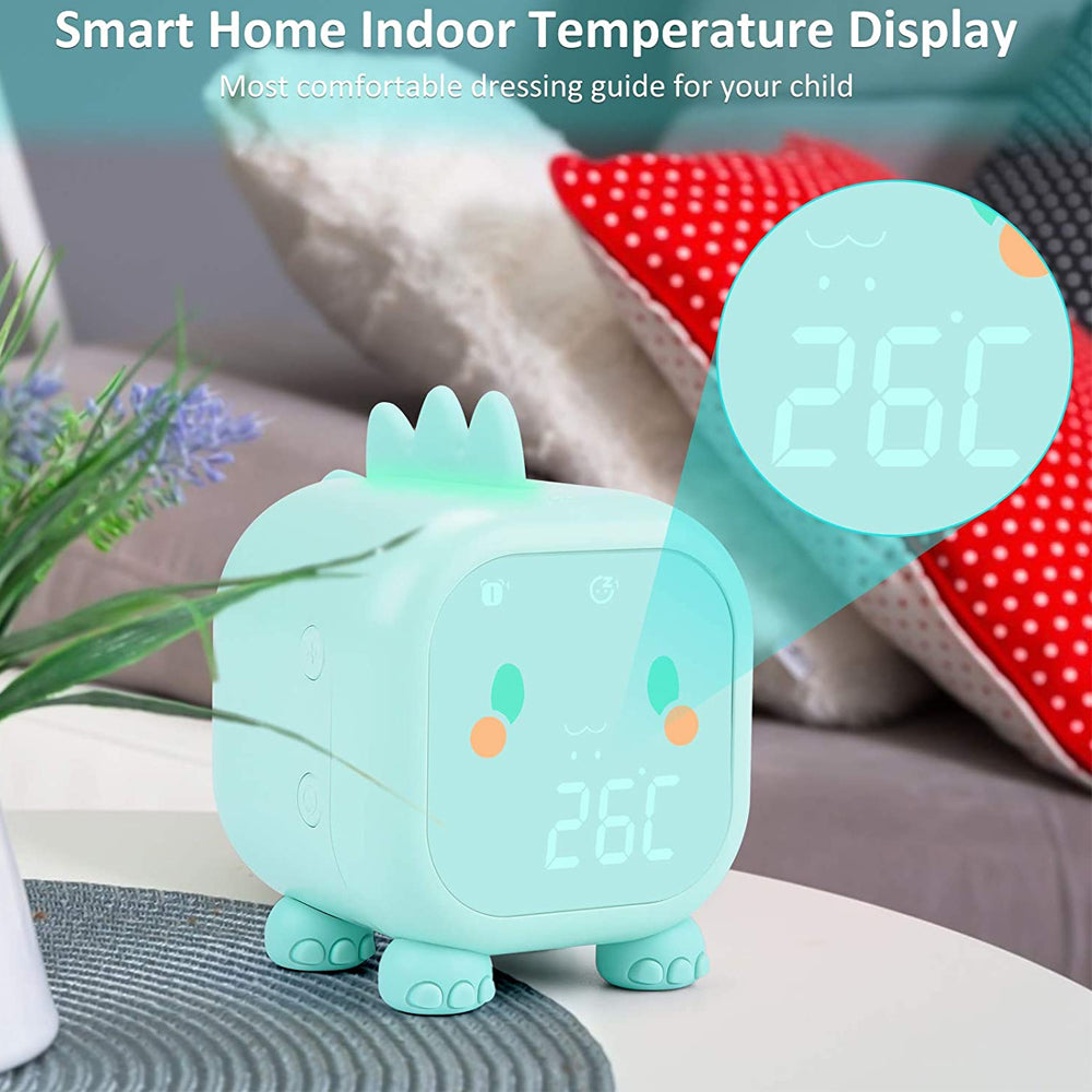 Sleep Training Digital Kid’s Dinosaur USB Rechargeable Alarm Clock