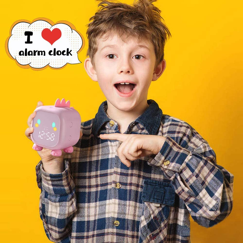 Sleep Training Digital Kid’s Dinosaur USB Rechargeable Alarm Clock