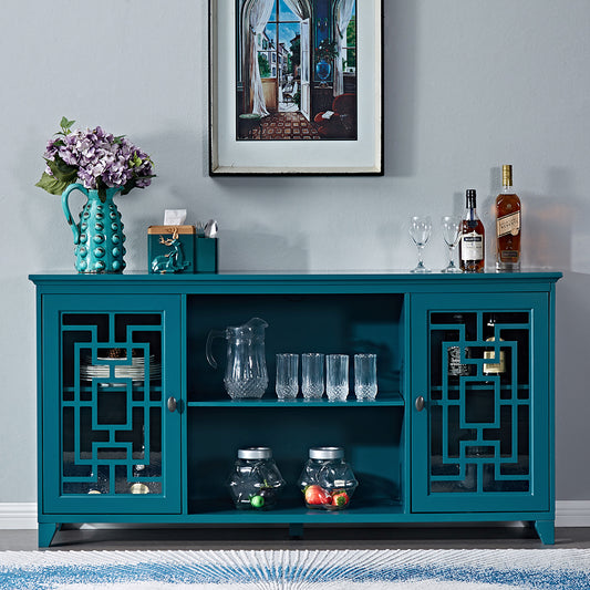 60" Sideboard Buffet Table Storage Cabinet