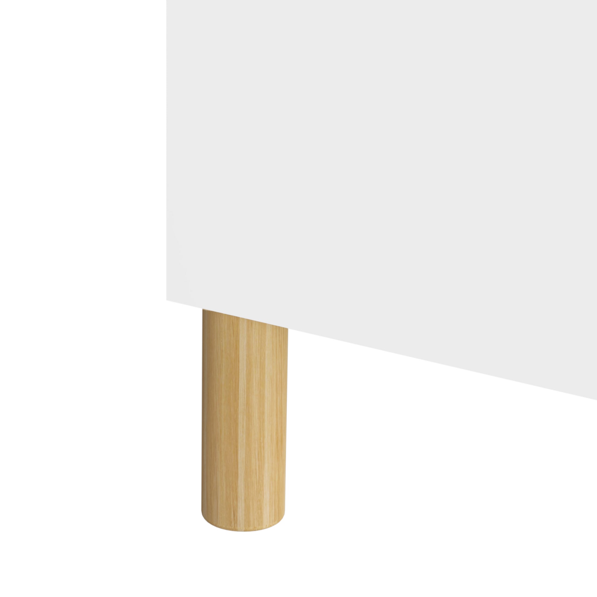 Free Standing 4 Tier Kid’s Bookcase and Toy Storage Organizer in White